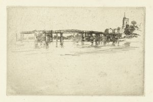 A Pequena Ponte Putney
O Pequeno Putney de James Abbott McNeill Whistler