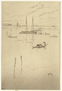 De kleine lagune
A Pequena Lagoa
Veneza: Doze gravuras (título da série) de James Abbott McNeill Whistler