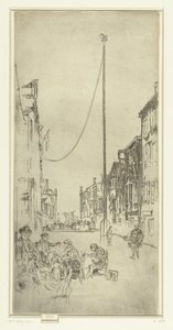 Mastro O mastro Veneza: Doze gravuras (título da série) de James Abbott McNeill Whistler