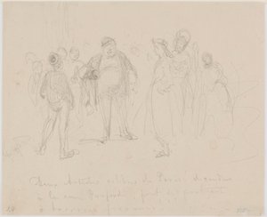 Dois Artistas Famosos de Paris, 1858. de James Abbott McNeill Whistler