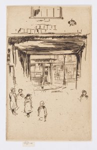 Drury Lane, c.1880-81 (gravura; tinta sobre papel) de James Abbott McNeill Whistler