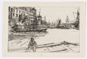 Eagle Wharf (Tyzac Whiteley and Co.) de James Abbott McNeill Whistler