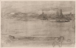 Início da manhã, 1878. de James Abbott McNeill Whistler