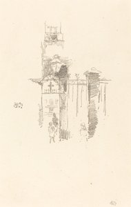 Portão de entrada, 1887. de James Abbott McNeill Whistler