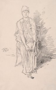 Figura Estudo, 1890. de James Abbott McNeill Whistler