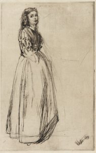 Fumette, em pé, 1859. de James Abbott McNeill Whistler
