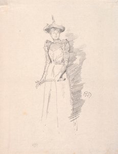Luvas suecas, 1890. de James Abbott McNeill Whistler