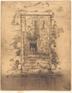 Jardim, 1880. de James Abbott McNeill Whistler