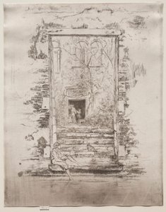 Jardim, 1886. de James Abbott McNeill Whistler