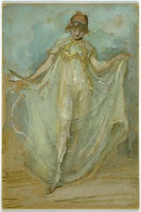 Verde e Azul: O Dançarino, c.1893 de James Abbott McNeill Whistler