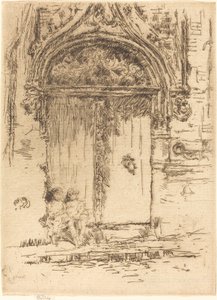 Casa do Carrasco, Tours, 1888. de James Abbott McNeill Whistler