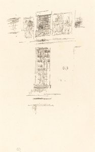Hôtel Colbert, Windows, 1891. de James Abbott McNeill Whistler