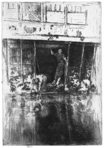 Casa sobre o canal em Amesterdão
Pierrot de James Abbott McNeill Whistler