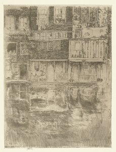 Casas em Amsterdã Square House, Amsterdã de James Abbott McNeill Whistler