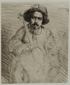 J. Becquet, Escultor, 1859. de James Abbott McNeill Whistler