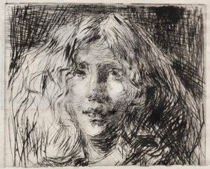 Joanna Hefferman, La Belle Irlandaise, 1866. de James Abbott McNeill Whistler