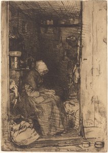 La Vieille aux Loques, 1858. de James Abbott McNeill Whistler