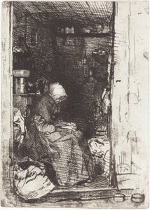 La Vieille aux Loques, 1858. de James Abbott McNeill Whistler
