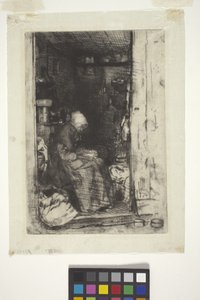 La Vielle Aux Loques (gravura) de James Abbott McNeill Whistler