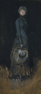 Dama de Cinza, ca. 1883. de James Abbott McNeill Whistler