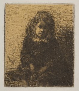 Pequeno Arthur, 1857-58. de James Abbott McNeill Whistler