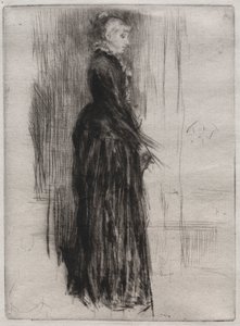 Pouco vestido de veludo. de James Abbott McNeill Whistler