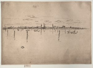 Pequena Veneza, 1880. de James Abbott McNeill Whistler