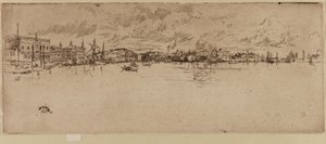 Longa Veneza, 1879-1880. de James Abbott McNeill Whistler