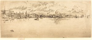 Longa Veneza, 18791880. de James Abbott McNeill Whistler