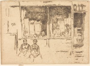 Melon-Shop, Hounsditch, c. 18861888. de James Abbott McNeill Whistler