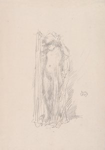 Modelo Draping, 1890. de James Abbott McNeill Whistler