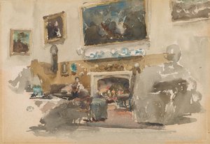 Moreby Hall, 1882-1884. de James Abbott McNeill Whistler