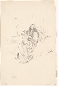 Mãe e Filho, No. 1, 18911895 impresso 1904. de James Abbott McNeill Whistler