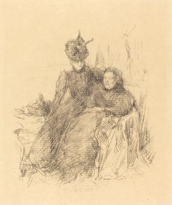 Mãe e Filha, 1897. de James Abbott McNeill Whistler