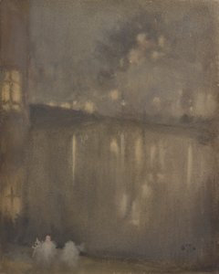 Nocturne: Gray and GoldCanal, Holanda, 1882. de James Abbott McNeill Whistler