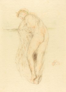 Modelo Nu, Vista Posterior, 1891. de James Abbott McNeill Whistler
