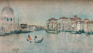 Em um canal veneziano, c1854-1903, 1903 de James Abbott McNeill Whistler