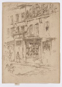 Petite Rue au Beurre, Bruxelas de James Abbott McNeill Whistler