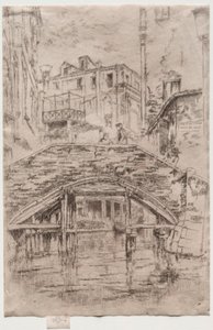 Ponte del Piovan, 1886. de James Abbott McNeill Whistler