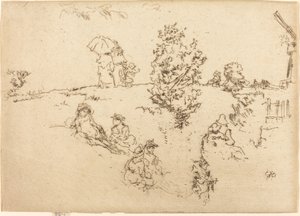 Muralhas, Sandwich, c. 1887. de James Abbott McNeill Whistler