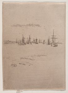 Retornar para Tilbury. de James Abbott McNeill Whistler