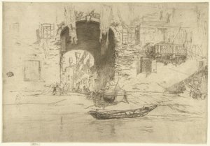 San Biagio Um conjunto de vinte e seis gravuras (título da série) de James Abbott McNeill Whistler