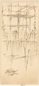 Andaime de Sabóia, c. 1887. de James Abbott McNeill Whistler