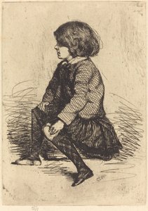 Seymour, sentado. de James Abbott McNeill Whistler