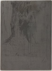 Seymour De pé debaixo de uma árvore, 1859. de James Abbott McNeill Whistler