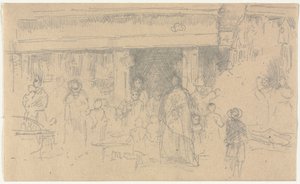 Lojas na Chester. de James Abbott McNeill Whistler