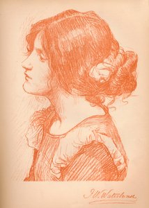 Esboço de uma mulher c1885, 1896 de James Abbott McNeill Whistler