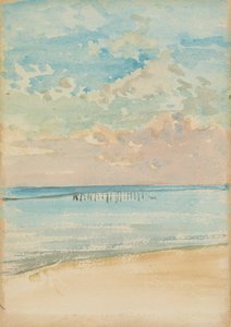 Southend - Sunset, 1882-1884. de James Abbott McNeill Whistler