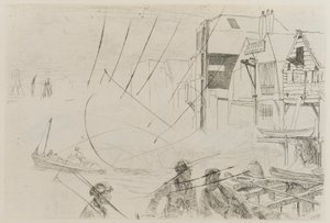 Vida de barco de Stevens, 1859. de James Abbott McNeill Whistler