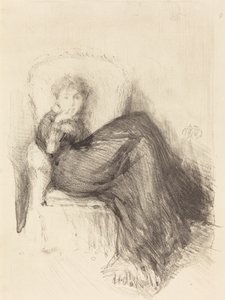 Estudar: Maude Seated, 1878. de James Abbott McNeill Whistler